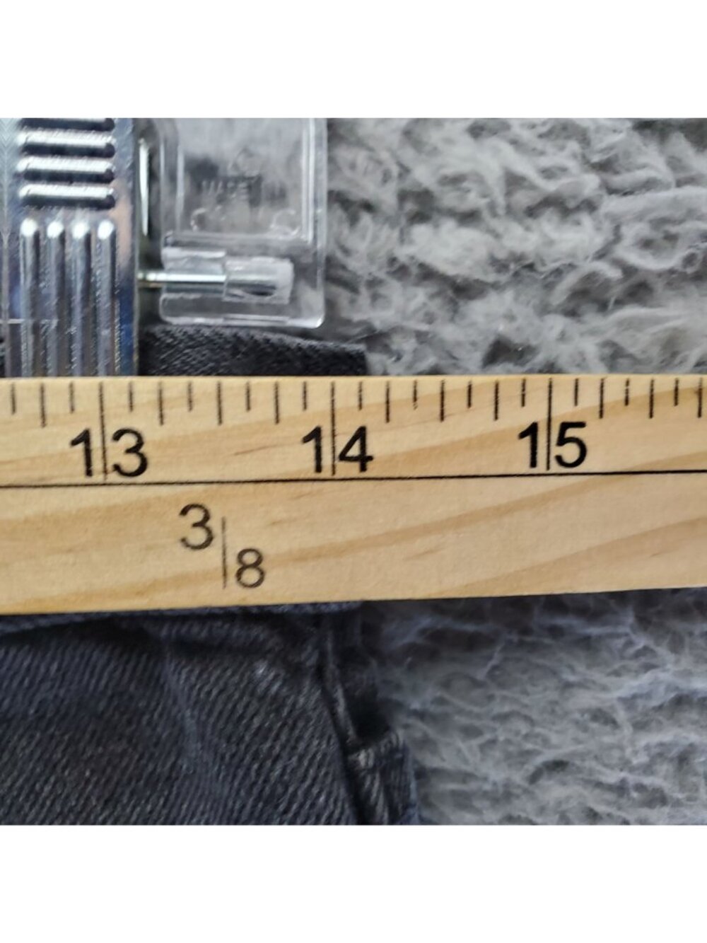 Eddie Bauer Jeans Womens Size 10 Black Denim Straight Relaxed Fit USA *Read* - Picture 8 of 15